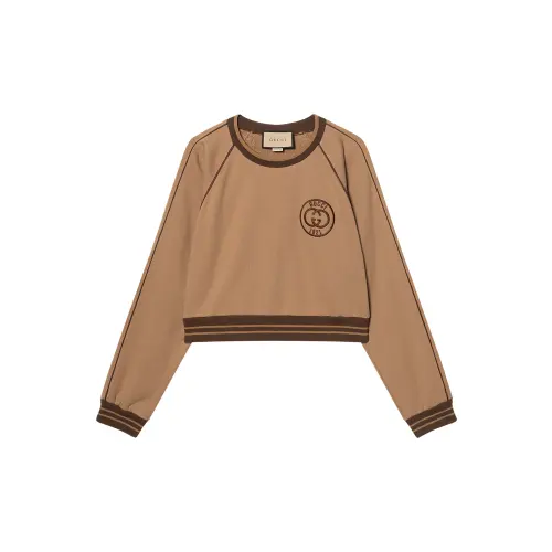 GUCCI SS23 Sweatshirt Women's Dark Beige