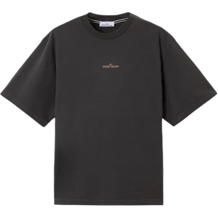 Мужская футболка STONE ISLAND Badge Tee (черная)
