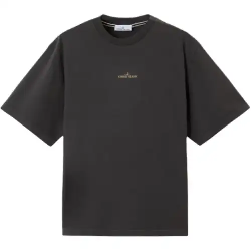 STONE ISLAND Compass Printed Crewneck T Shirt