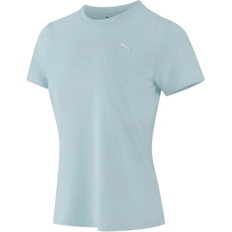 PUMA T-Shirts Women's Blue Crew Neck Moderate