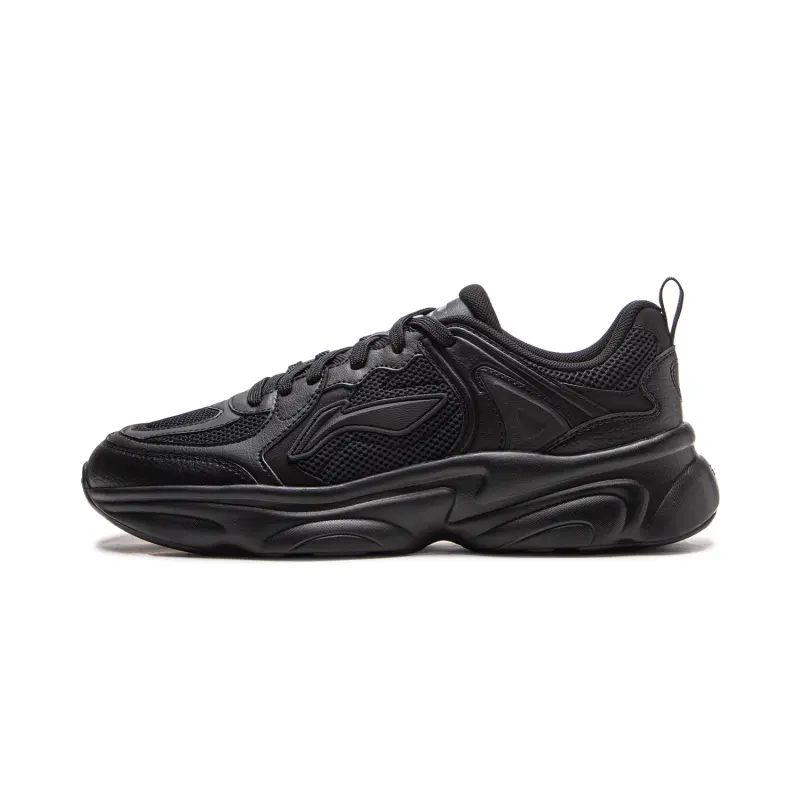 Li Ning Milk Coconut Low top Chunky Sneakers Men's Black