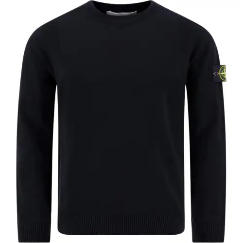 STONE ISLAND Logo Patch Crewneck Jumper
