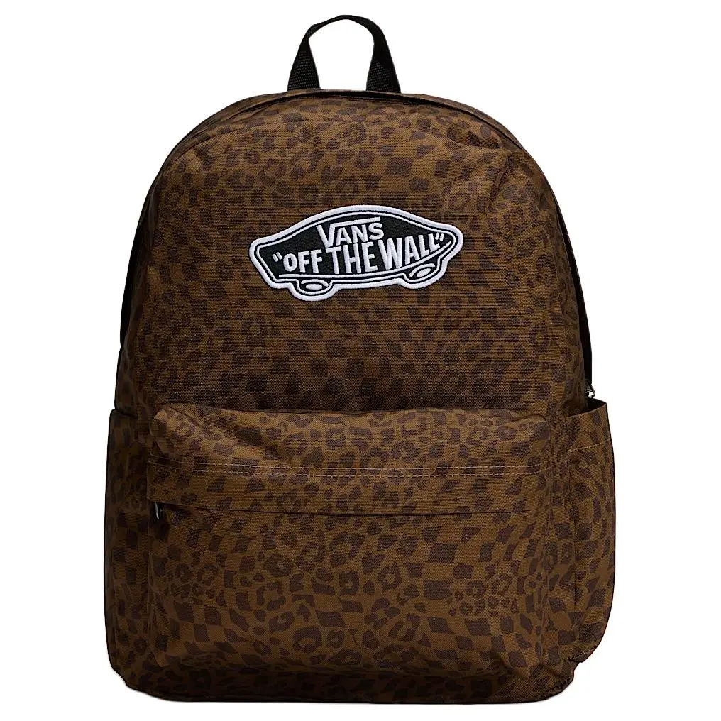 Vans Polyester Backpacks Unisex Brown