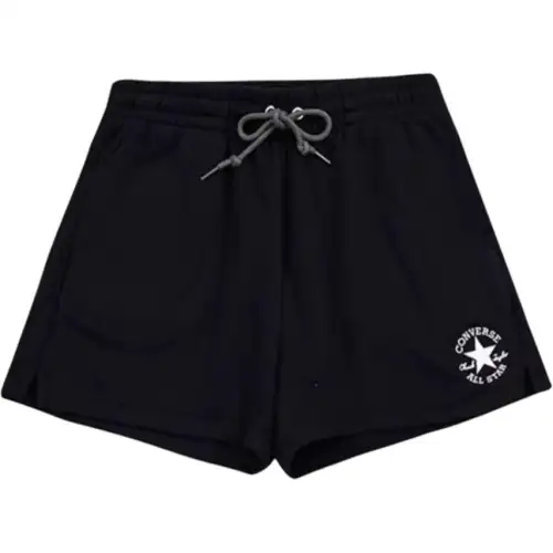 Converse Solid Color Casual Shorts Women's Black Moderate