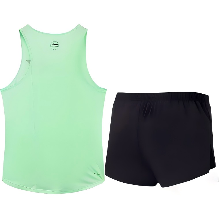 Li Ning Casual Sportswear Unisex Neon Aqua/Black Marathon
