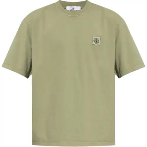 STONE ISLAND T Shirt Men's Olive Green