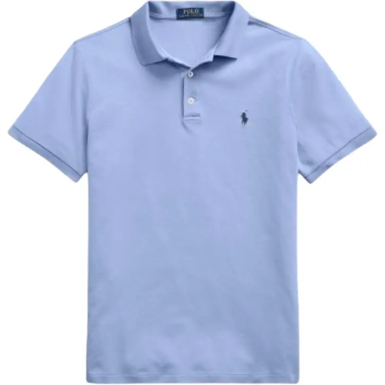 Polo Ralph Lauren SS25 Polo Shirt Custom Slim Fit Men's Blue