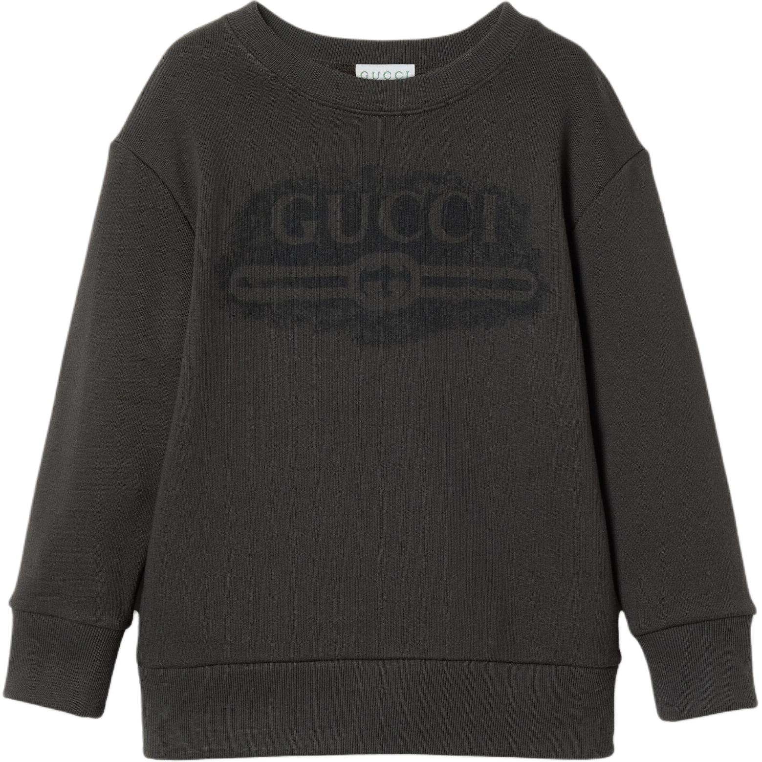 Худи Gucci (темно-серое с принтом)