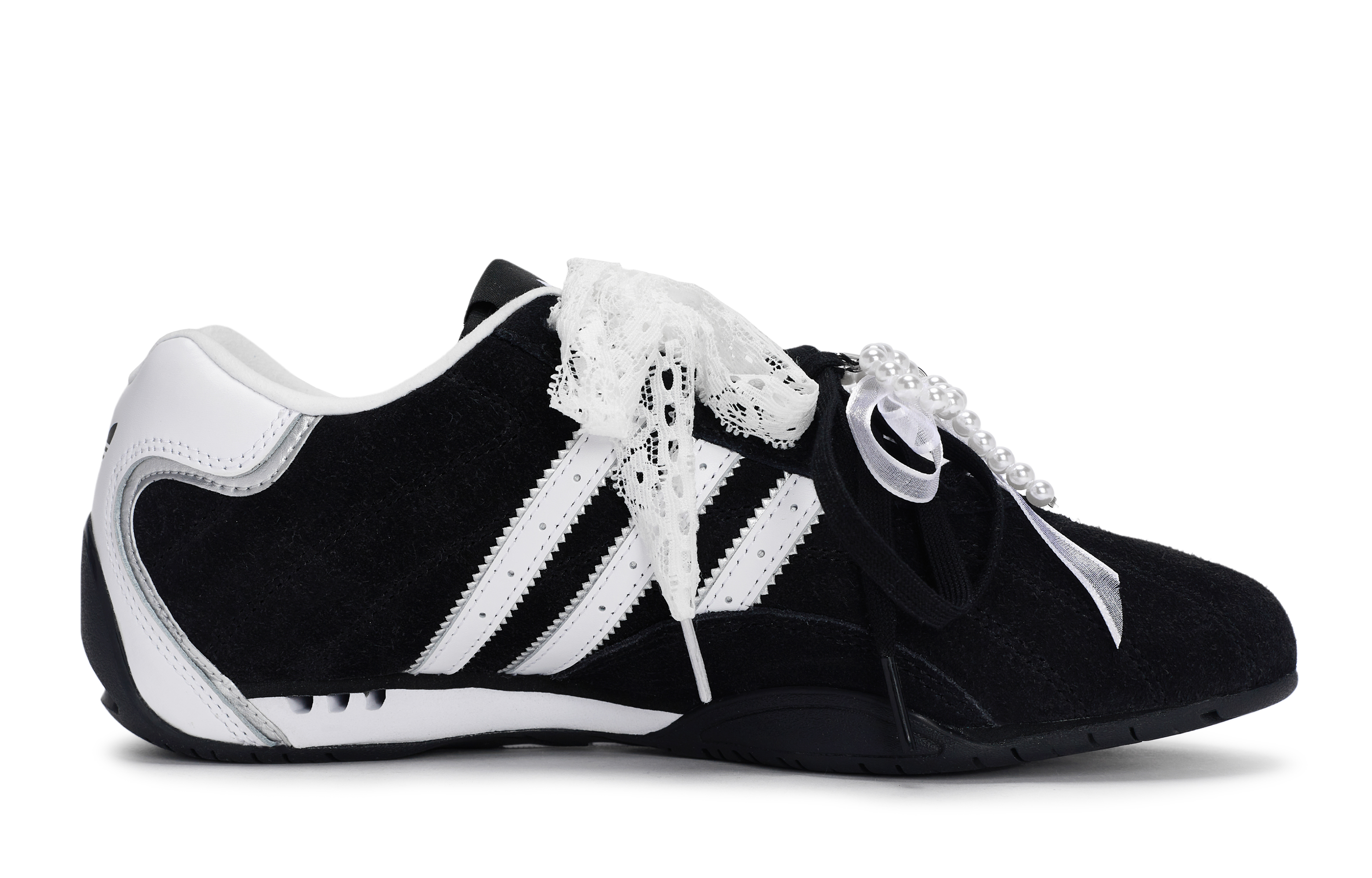 Adidas Originals ADIRACER Abrasion Resistant Low top Casual Training Running Shoes Unisex Black White