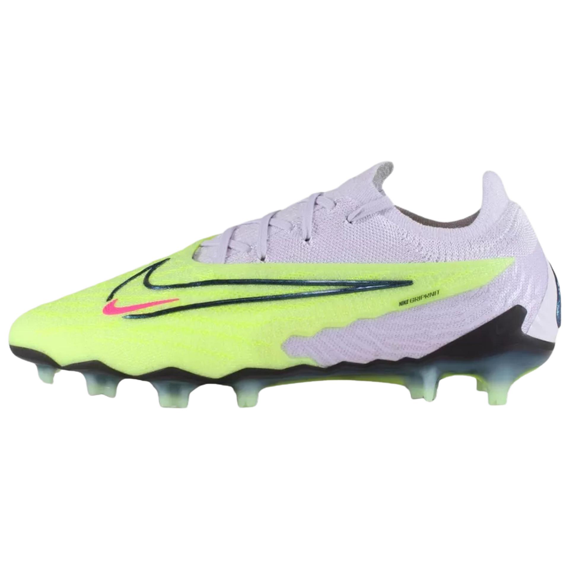 Nike Phantom GX Elite Abrasion Resistant Abrasion Resistant Soccer Shoes Men’s Gray Yellow