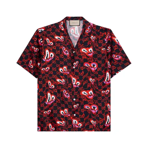 GUCCI Shirts Men's Red Moderate