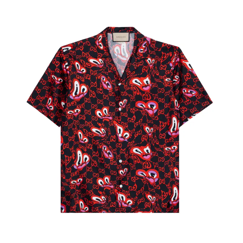 GUCCI Shirts Men's Red Moderate