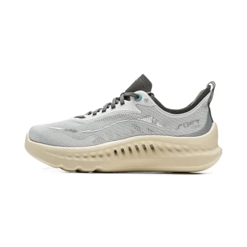 Li Ning SOFT COOL 2 Cushioning Abrasion Resistant Breathable Lightweight Low top Casual Shoes Men's Light Obsidian