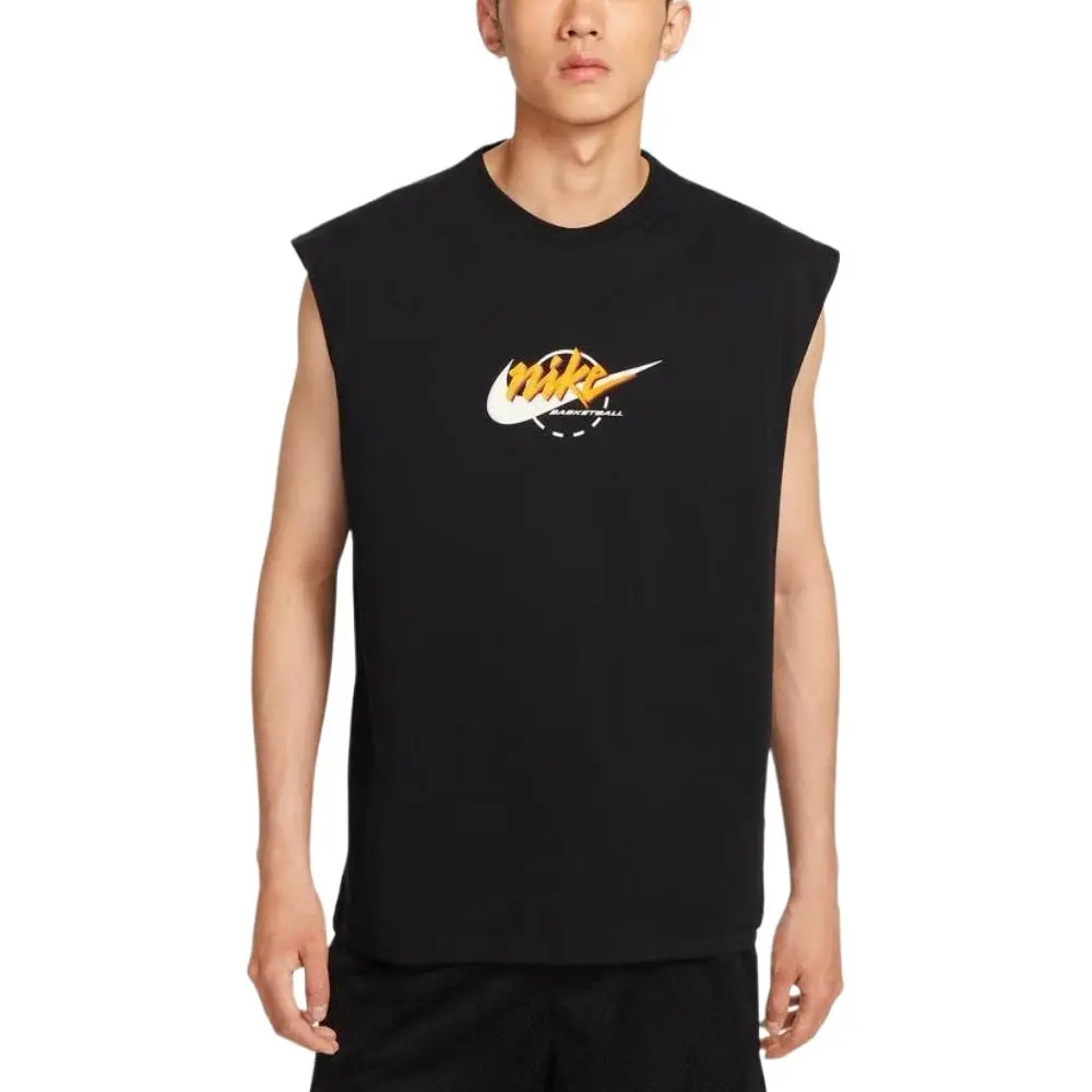 Nike Tank Tops Men's Black Crew Neck Moderate Other