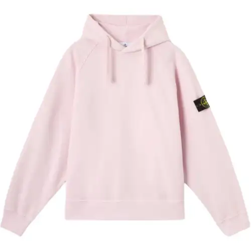 STONE ISLAND Logo Patch Drawstring Hoodie