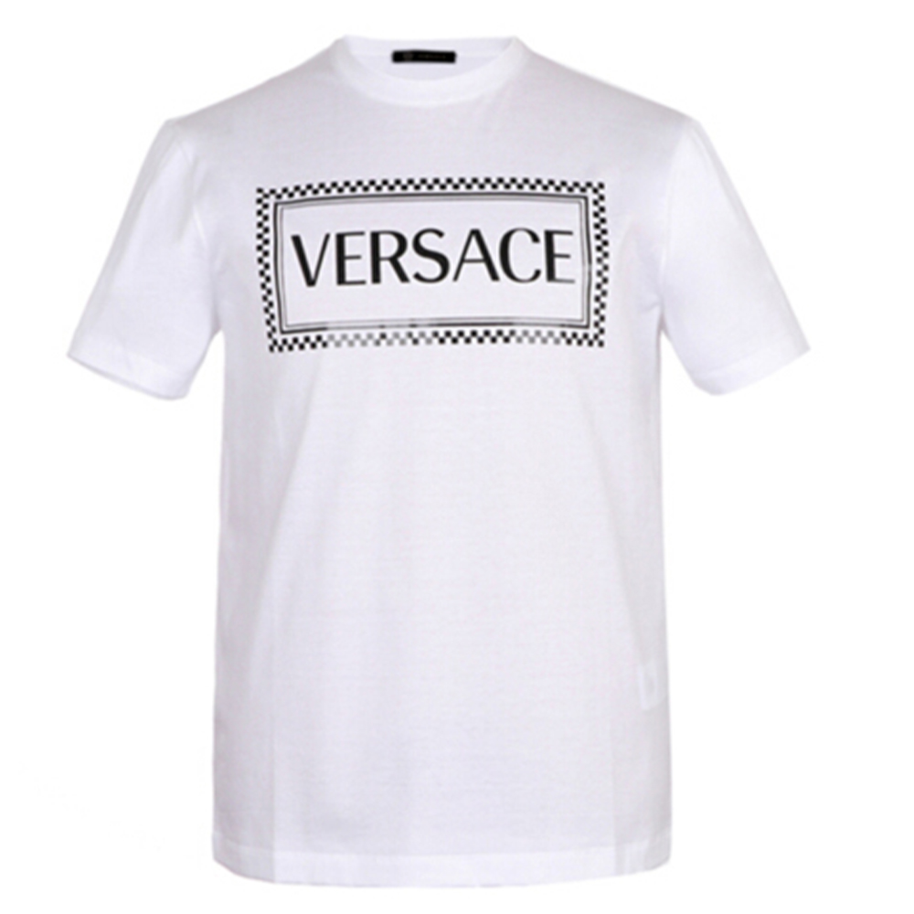 Мужская футболка Versace Logo (белая)