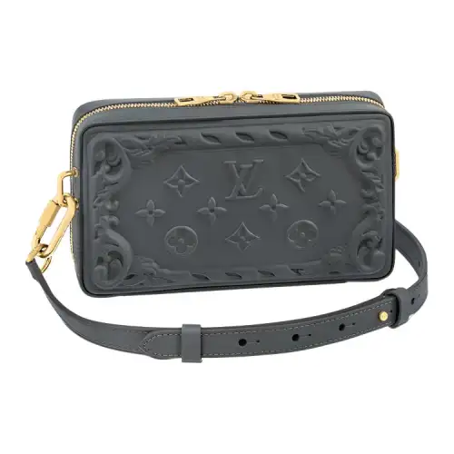 LOUIS VUITTON Soft Trunk Wearable Wallet Dark Shadow Gray