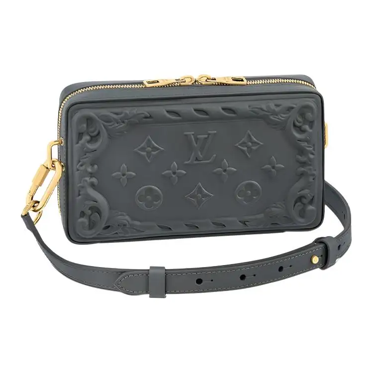 LOUIS VUITTON Soft Trunk Wearable Wallet Dark Shadow Gray