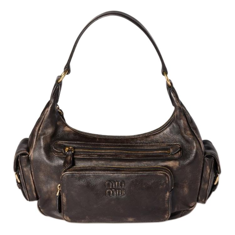 Женская сумка MIU MIU Pocket (коричневая)