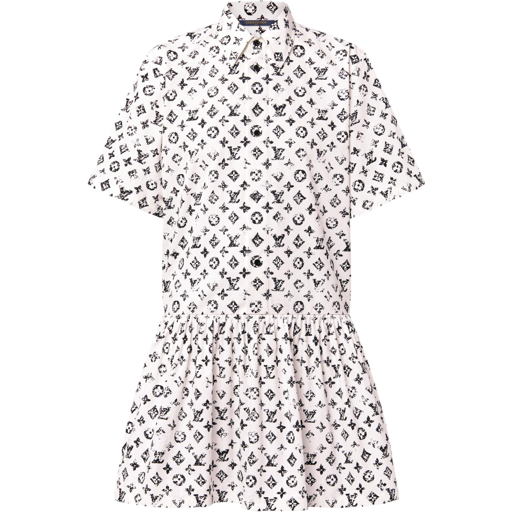 Женское платье Louis Vuitton SS25 MONOGRAM (разноцветное)