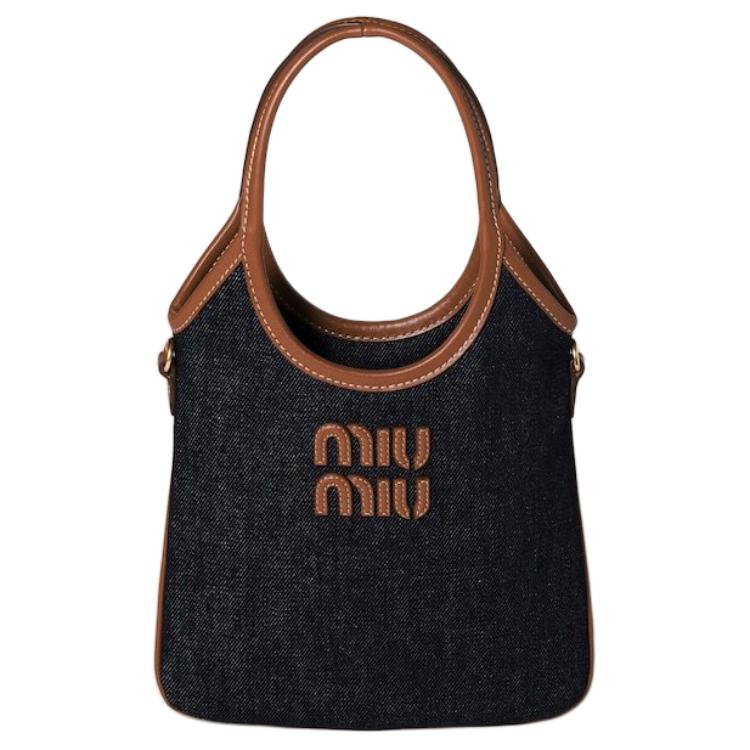 Женская сумка MIU MIU MIU Ivy (синий деним)