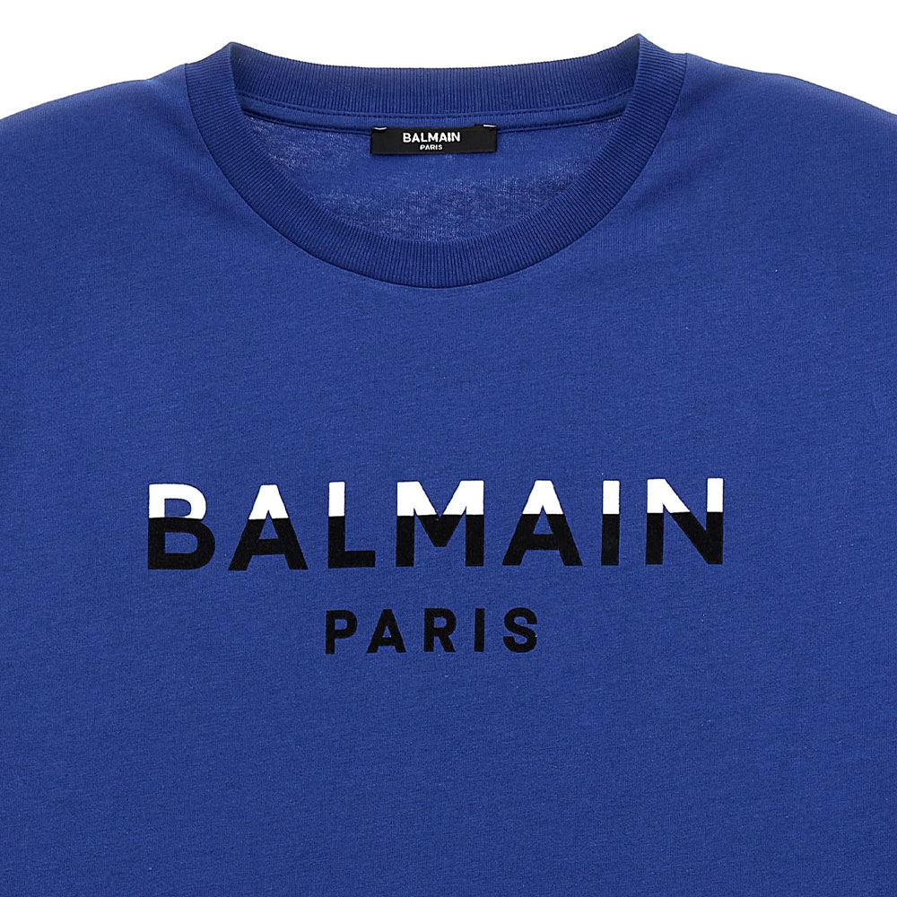 Детская футболка BALMAIN BALMAINT Logo (синий) — фото 3