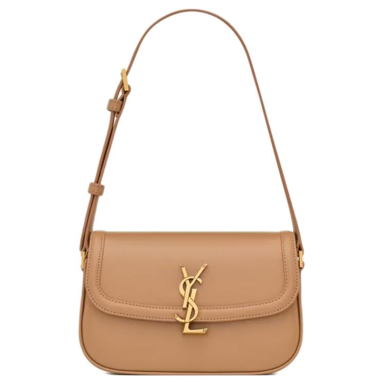Женская сумка SAINT LAURENT Solferino Mini (ореховая)
