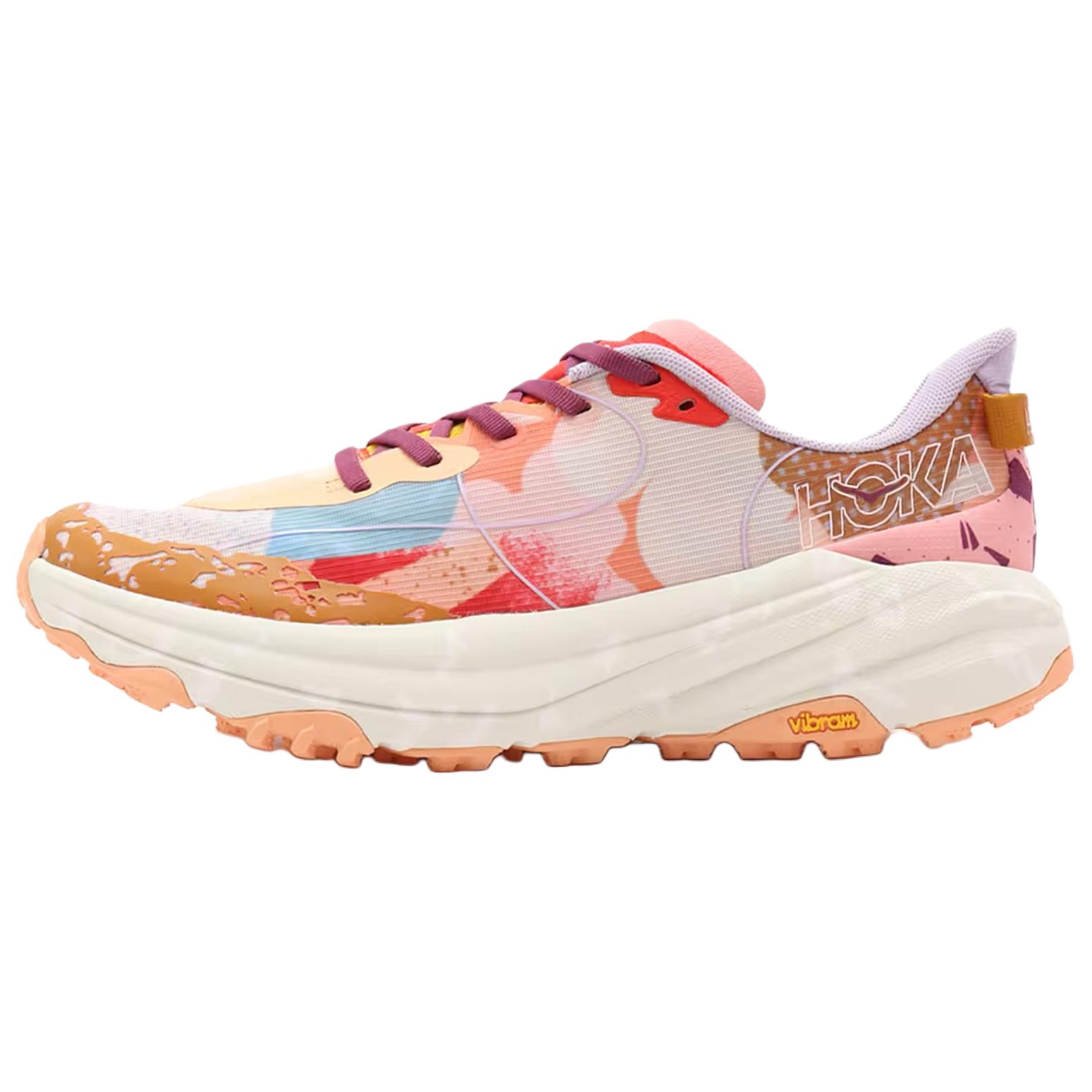 STUDIO PROBA x HOKA ONE ONE Speedgoat 6 Abrasion Resistant Low top Running Shoes Unisex Beige Orange