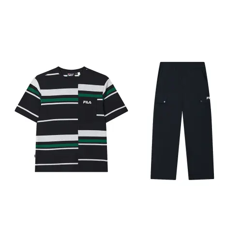 FILA Casual Sportswear Men's Crew Neck Moderate