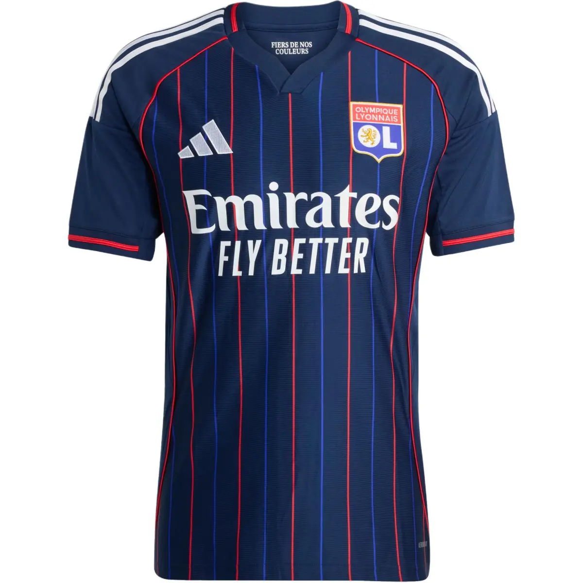 Adidas Olympique Lyonnais T Shirt Men's Blue