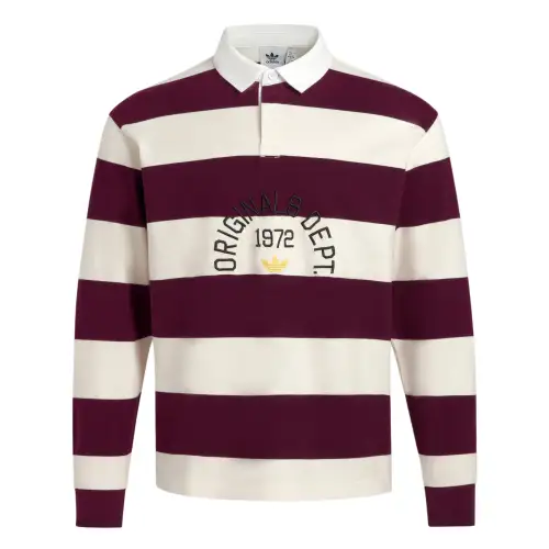 Adidas Originals Polo Shirt Men's Jade White/Dark Reddish Purple