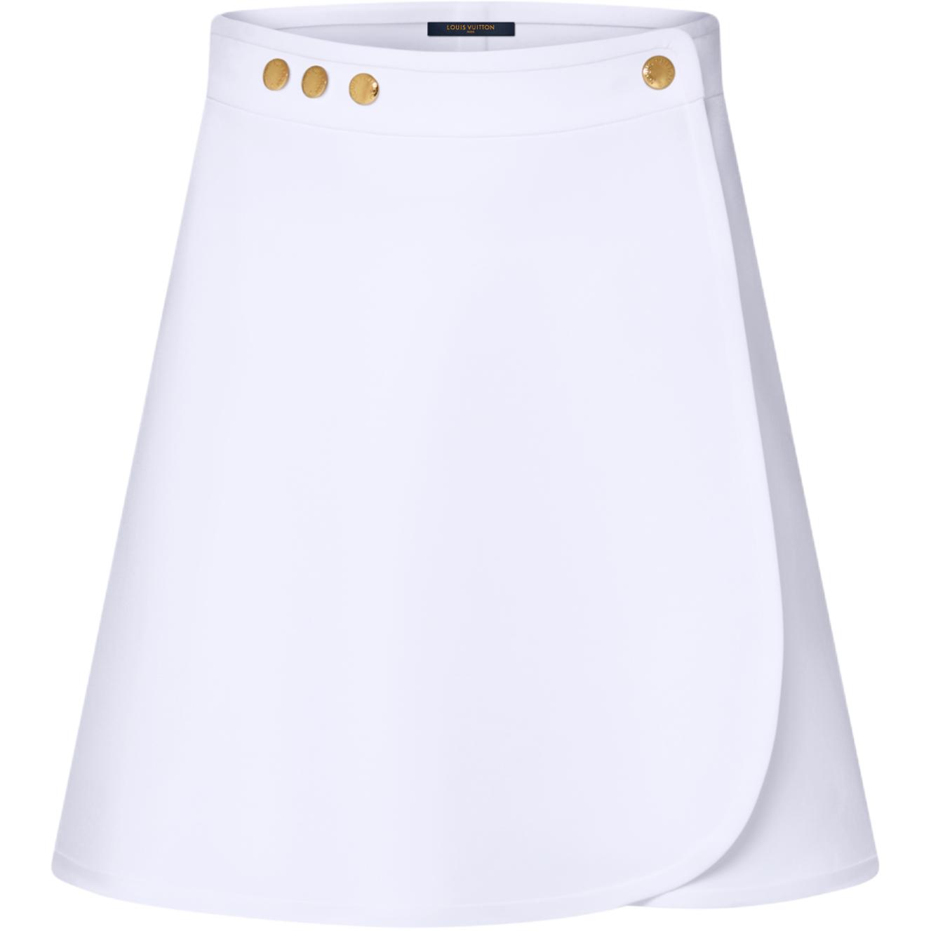 LOUIS VUITTON Technical Jersey Mini Wrap Skirt