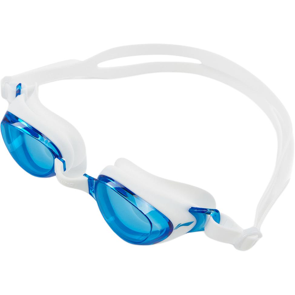 Li Ning Swim Goggles Swimming Pool Unisex White Blue
