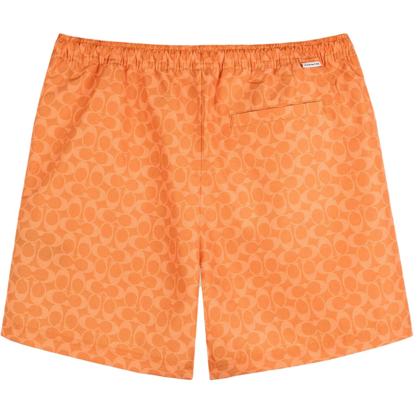 COACH SS25 Beach Shorts Men’s Orange