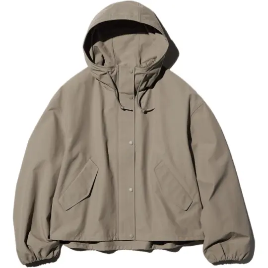 UNIQLO Простая, удобная и универсальная повседневная женская куртка с капюшоном Uniqlo