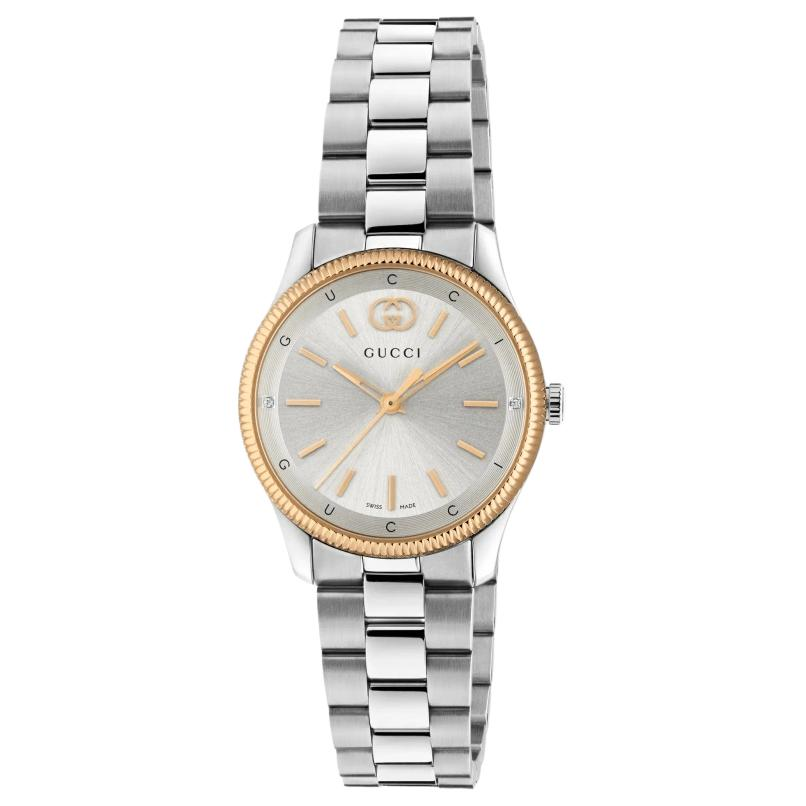 Женские часы Gucci (серебристые)