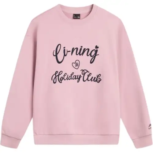 Li Ning Sports Life Collection Sweatshirt Women's Light Shadow Purple