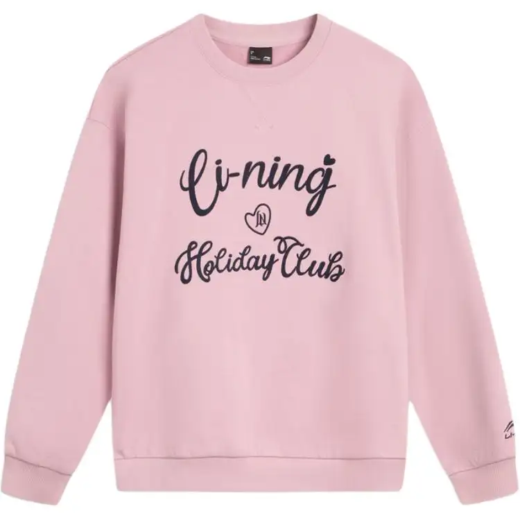 Li Ning Sports Life Collection Sweatshirt Women's Light Shadow Purple