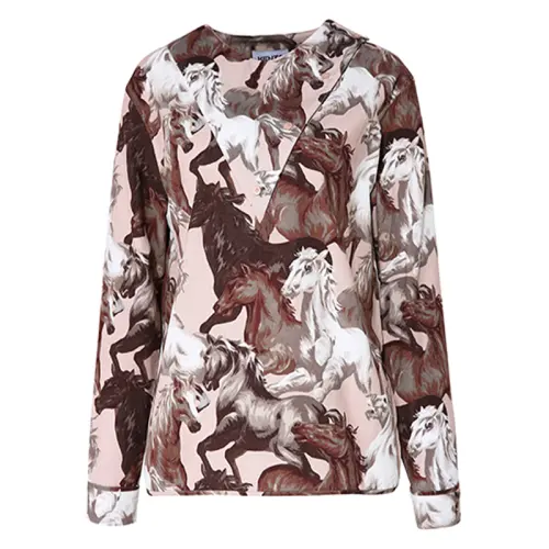 KENZO Shirts Women's Multicolor Crew Neck Moderate Shirt