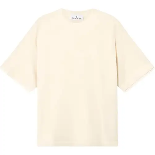 STONE ISLAND T Shirt Men's Ivory