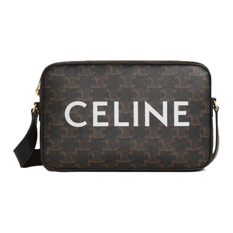 Сумка CELINE Triomphe Logo (черная)