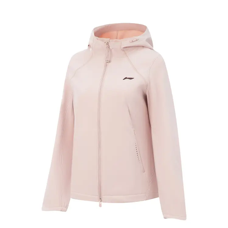 Li Ning Fitness Series Trench Coat Women's Light Blush Pink