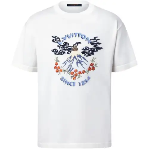 LOUIS VUITTON Short Sleeved Knitted Crewneck