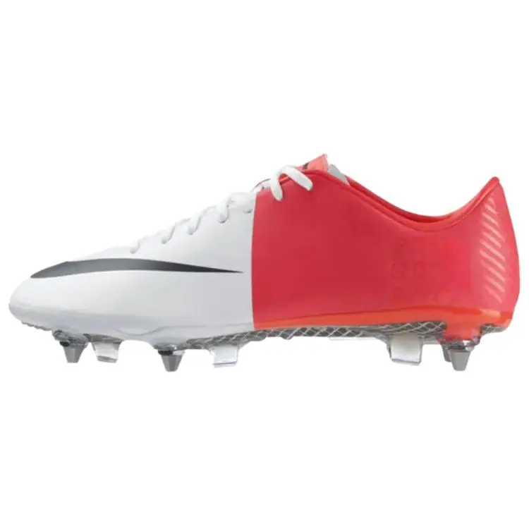 Nike Mercurial Vapor 8 Abrasion Resistant Soccer Shoes Men's Red White