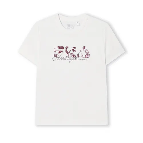 FILA Heritage T Shirt Women's Cloud White