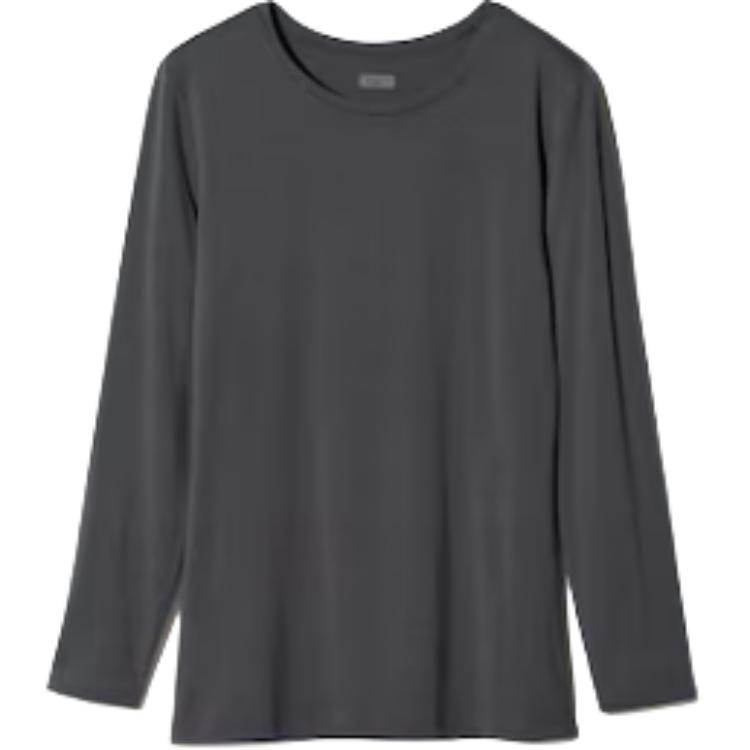 Женская футболка UNIQLO (темно-серый)