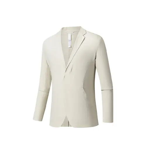 ANTA Business Suits Men's Jet Black Calibration Suit Collar Thin Business Suit