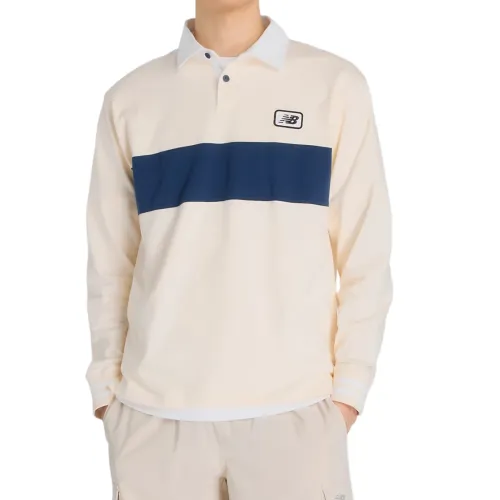 New Balance Rugby Jerseys Men's White Lapel Moderate