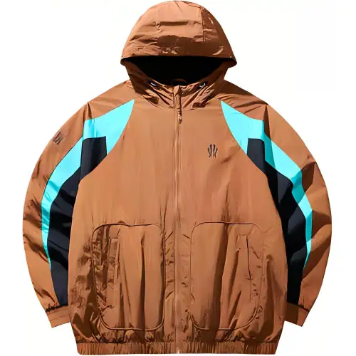 Anta Basketball Collection Trench Coat Unisex Luxury Brown