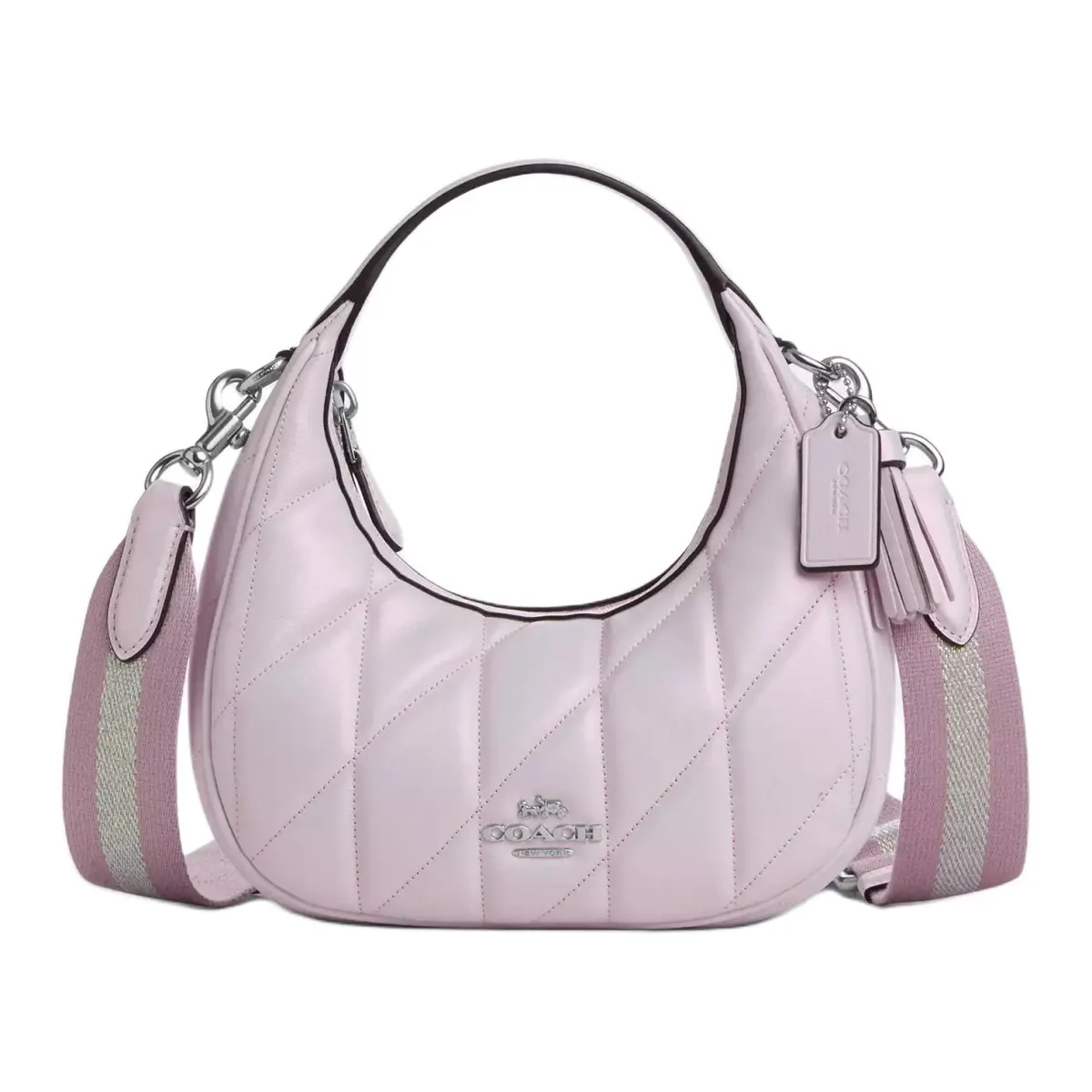 COACH CARMEN Leather Handbags Small Women's Purple